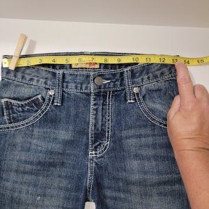 Boy's Size 12 regular boot cut  20X Denim blue jeans